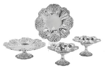 Four Pieces Of Reed & Barton Francis I Sterling Silver Hollowware by 
																	 Reed & Barton